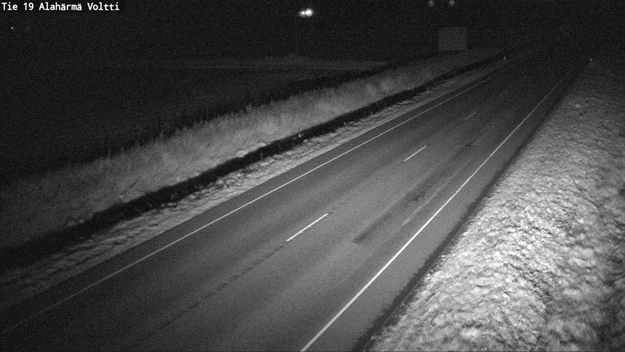 Weather Camera Image Väg 19 Alahärmä, Voltti, Kauhava, Etelä-Pohjanmaa