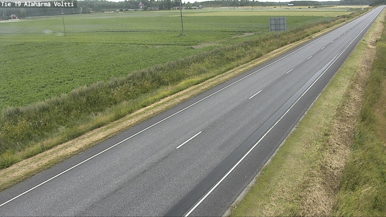 Weather Camera Image Väg 19 Alahärmä, Voltti, Kauhava, Etelä-Pohjanmaa