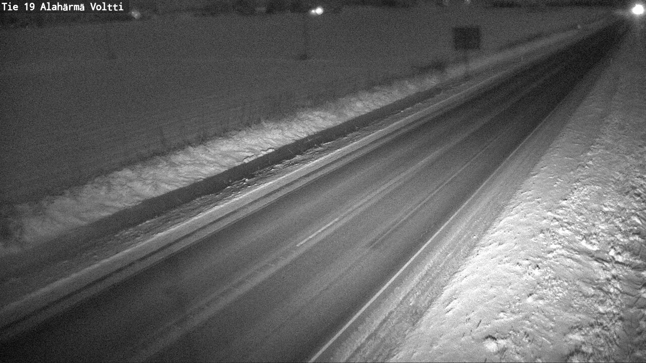 Weather Camera Image Väg 19 Alahärmä, Voltti, Kauhava, Etelä-Pohjanmaa
