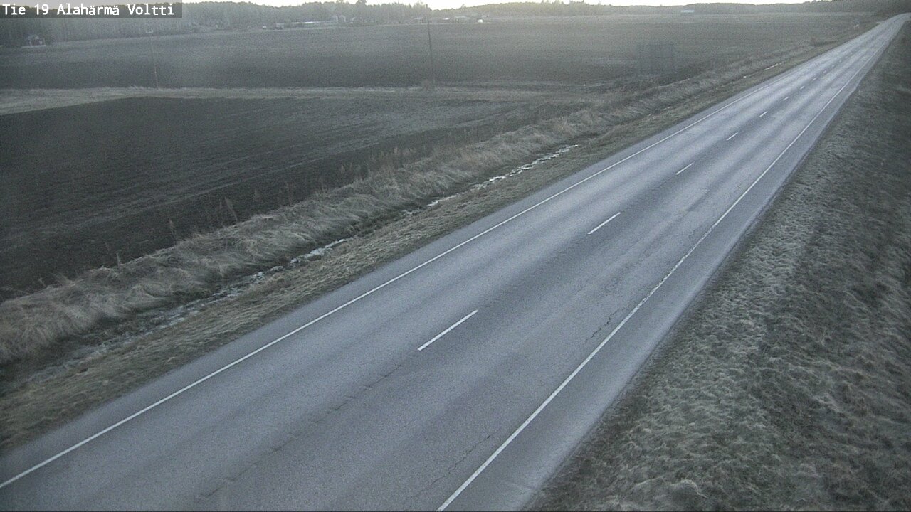 Weather Camera Image Väg 19 Alahärmä, Voltti, Kauhava, Etelä-Pohjanmaa