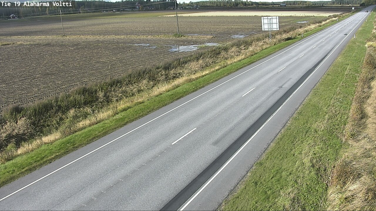 Weather Camera Image Road 19 Alahärmä, Voltti, Kauhava, Etelä-Pohjanmaa