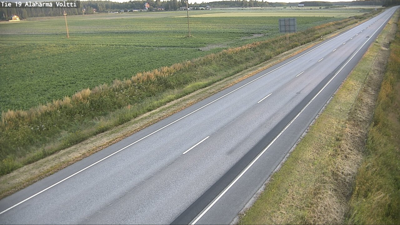 Weather Camera Image Road 19 Alahärmä, Voltti, Kauhava, Etelä-Pohjanmaa