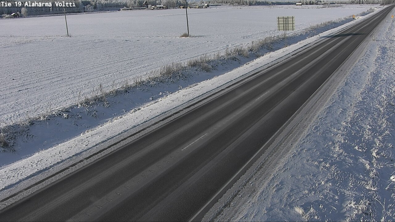 Weather Camera Image Väg 19 Alahärmä, Voltti, Kauhava, Etelä-Pohjanmaa