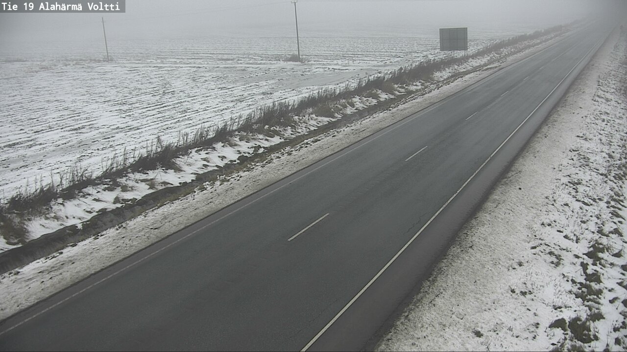 Weather Camera Image Road 19 Alahärmä, Voltti, Kauhava, Etelä-Pohjanmaa