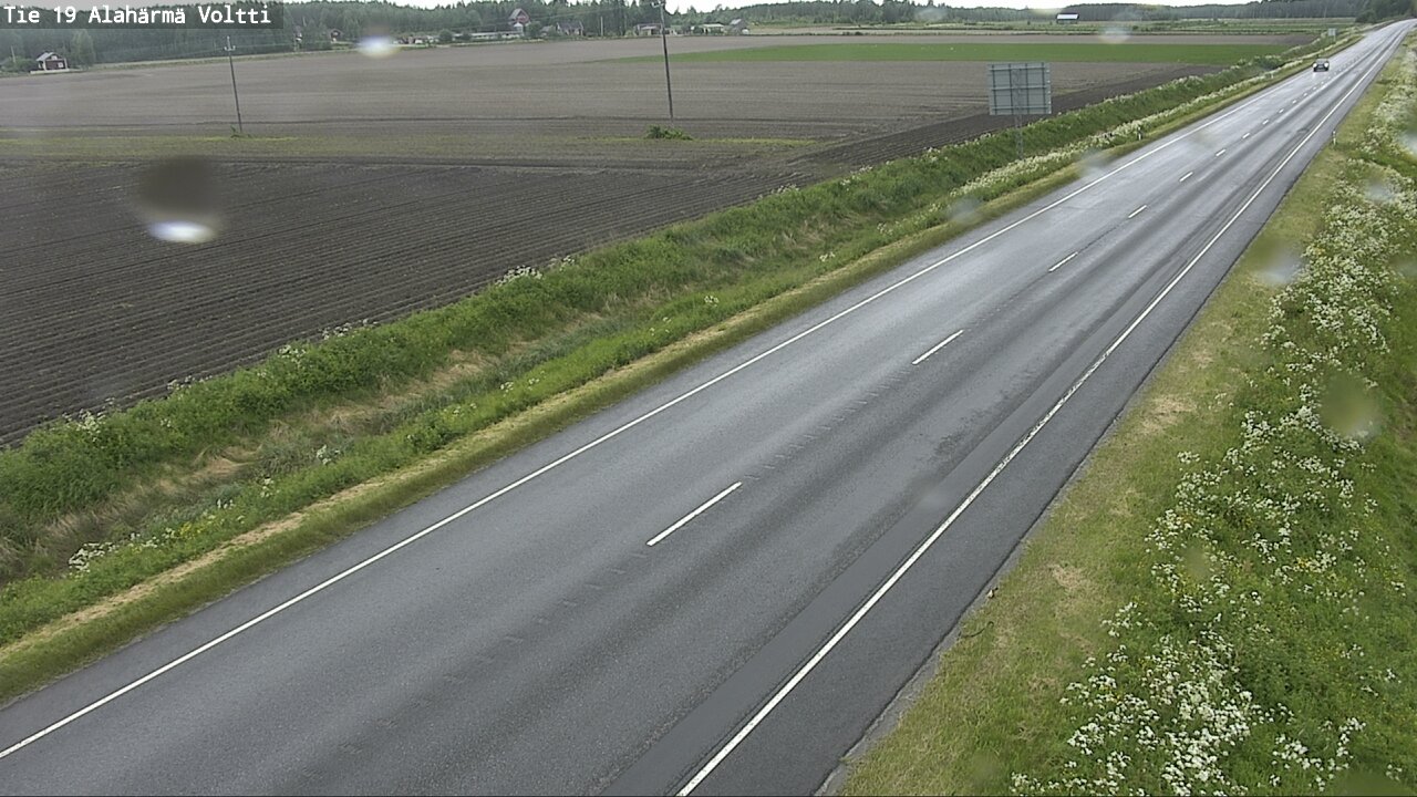 Weather Camera Image Väg 19 Alahärmä, Voltti, Kauhava, Etelä-Pohjanmaa