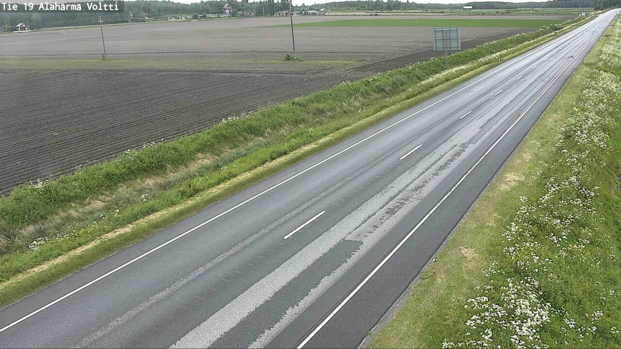 Weather Camera Image Väg 19 Alahärmä, Voltti, Kauhava, Etelä-Pohjanmaa
