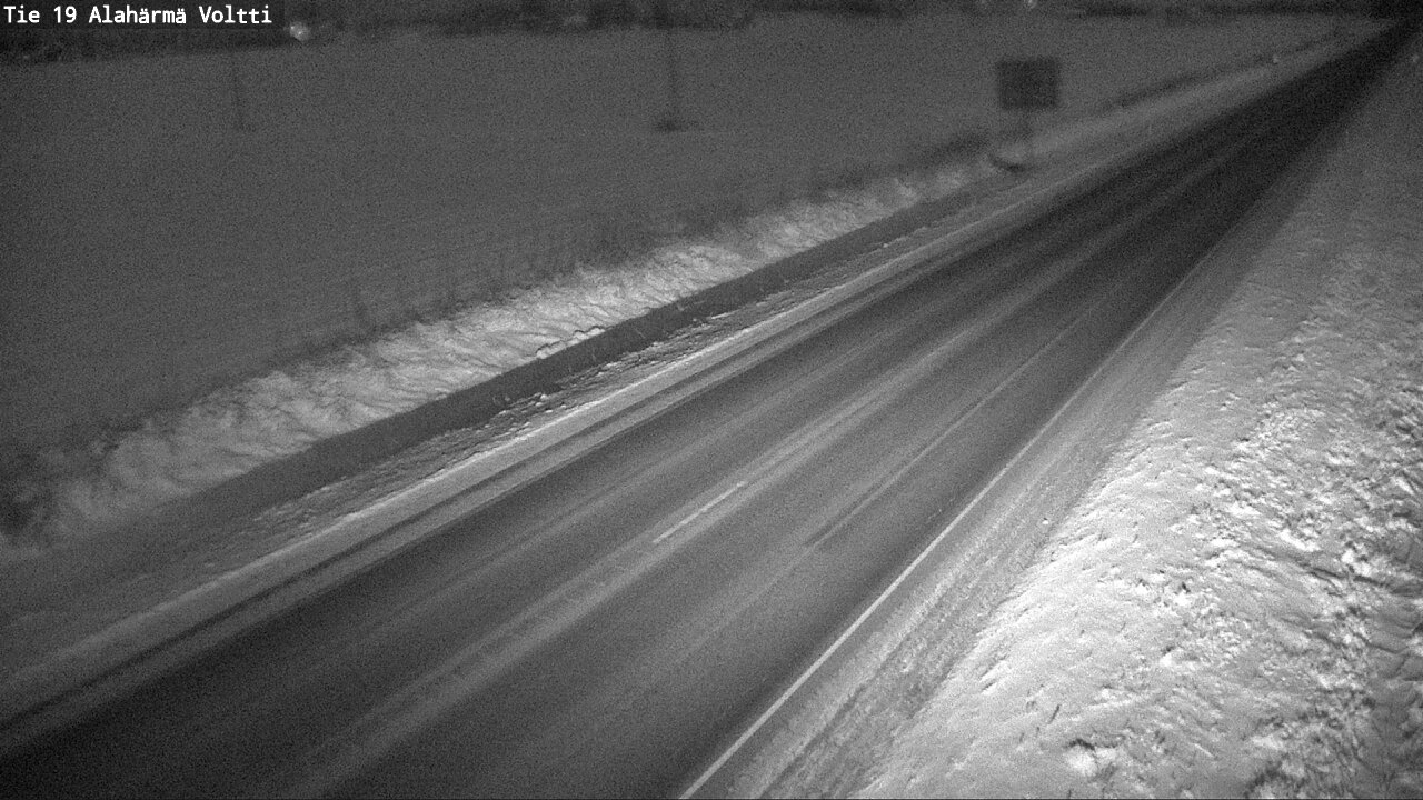 Weather Camera Image Väg 19 Alahärmä, Voltti, Kauhava, Etelä-Pohjanmaa