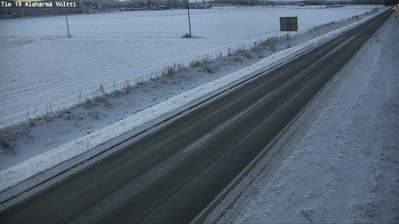 Weather Camera Image Väg 19 Alahärmä, Voltti, Kauhava, Etelä-Pohjanmaa
