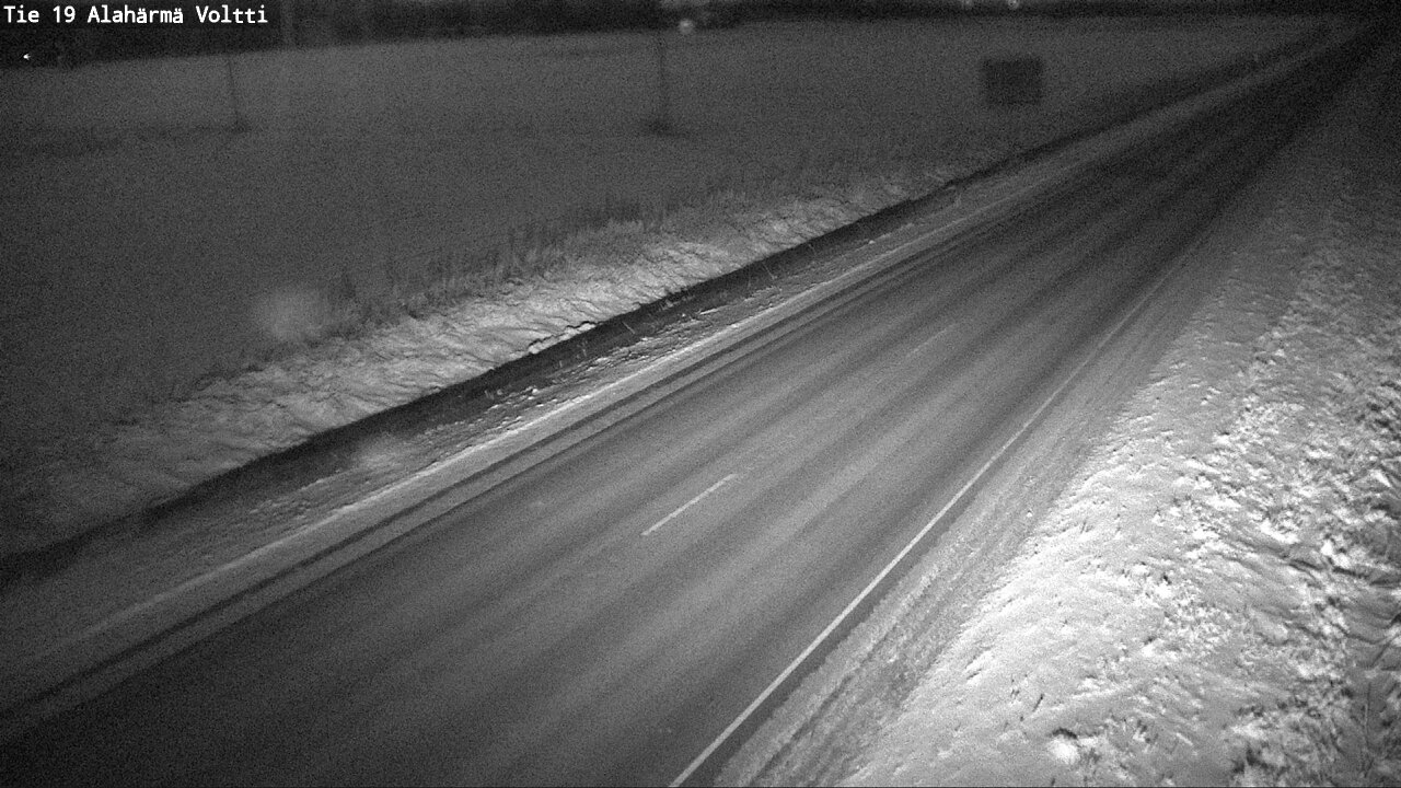 Weather Camera Image Väg 19 Alahärmä, Voltti, Kauhava, Etelä-Pohjanmaa