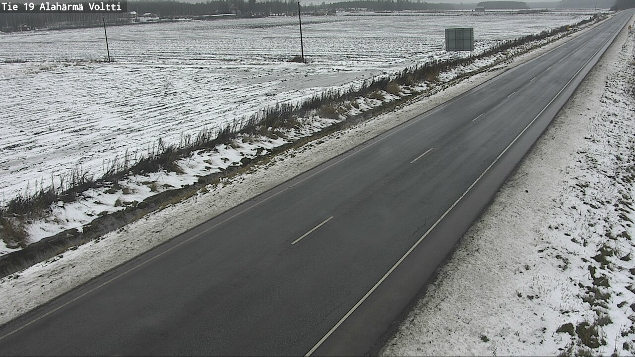 Weather Camera Image Road 19 Alahärmä, Voltti, Kauhava, Etelä-Pohjanmaa