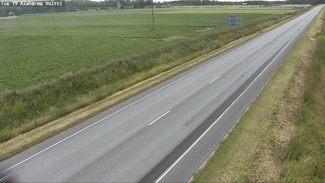 Weather Camera Image Väg 19 Alahärmä, Voltti, Kauhava, Etelä-Pohjanmaa