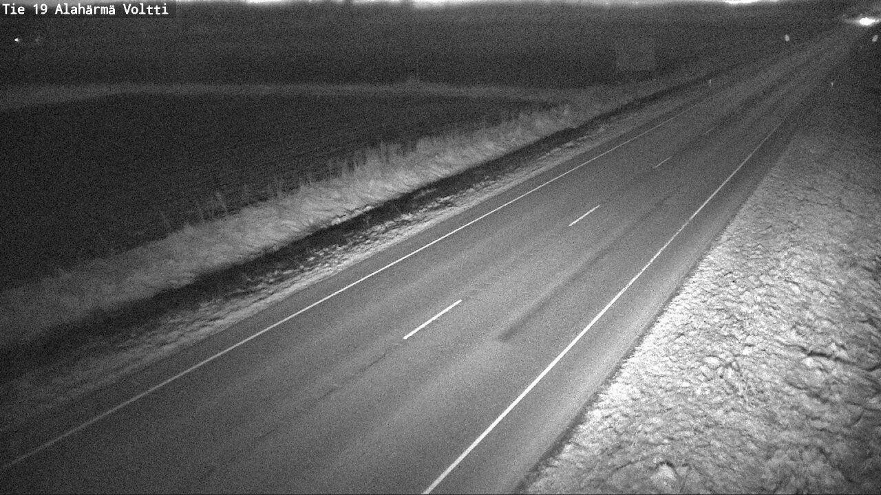 Weather Camera Image Väg 19 Alahärmä, Voltti, Kauhava, Etelä-Pohjanmaa