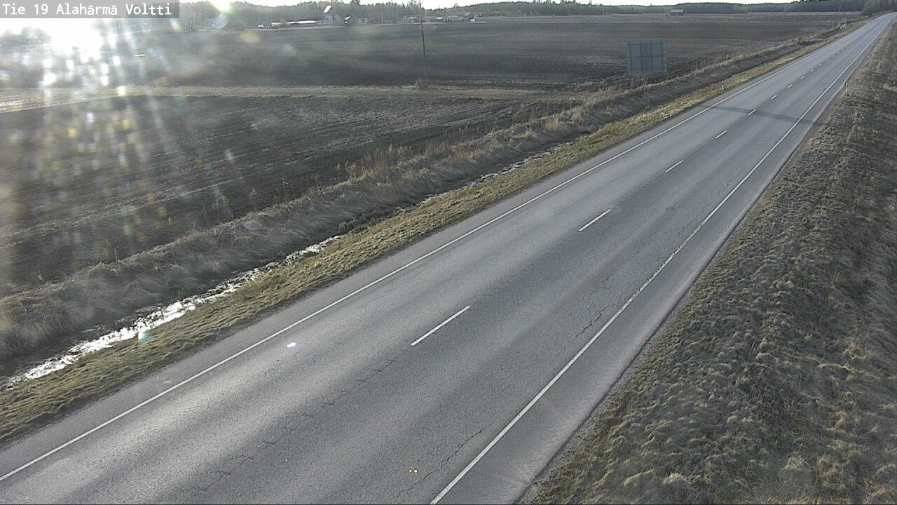 Weather Camera Image Väg 19 Alahärmä, Voltti, Kauhava, Etelä-Pohjanmaa