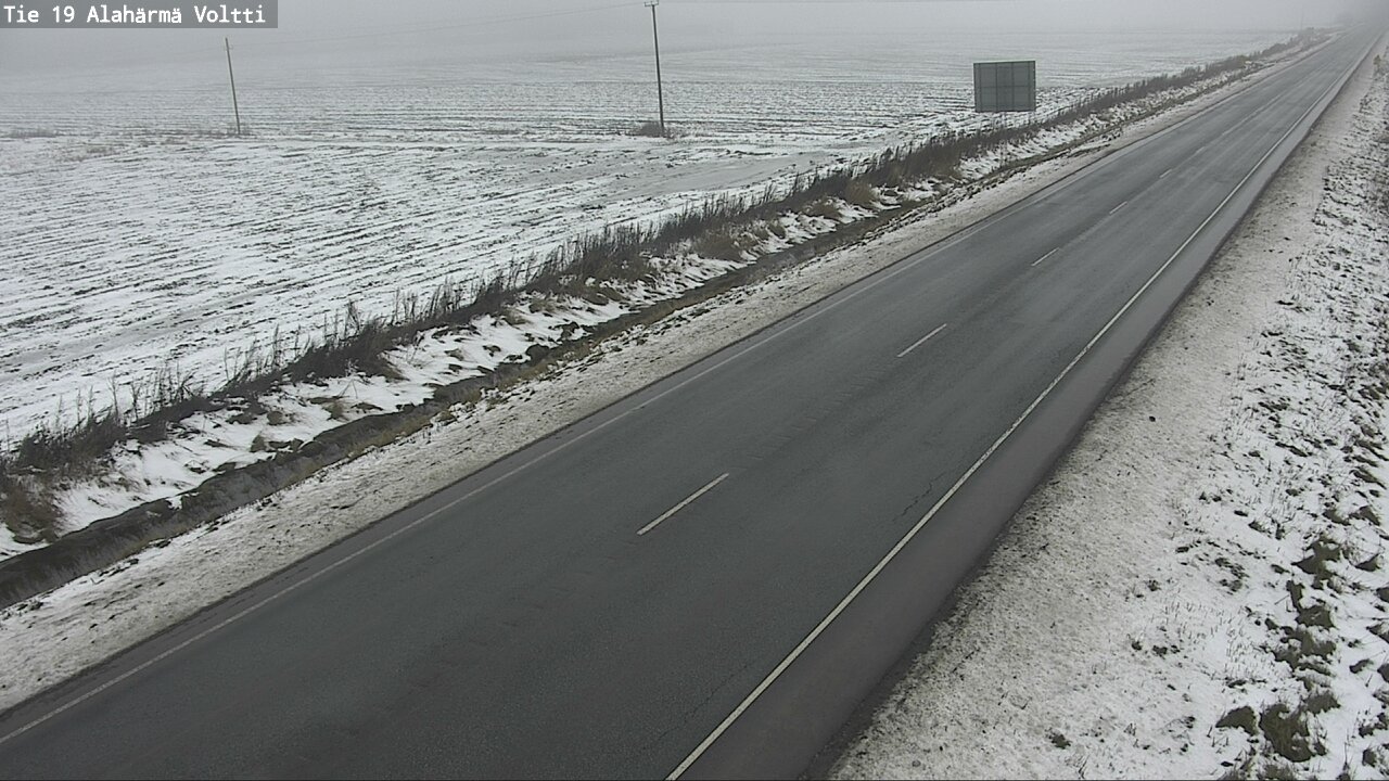Weather Camera Image Road 19 Alahärmä, Voltti, Kauhava, Etelä-Pohjanmaa