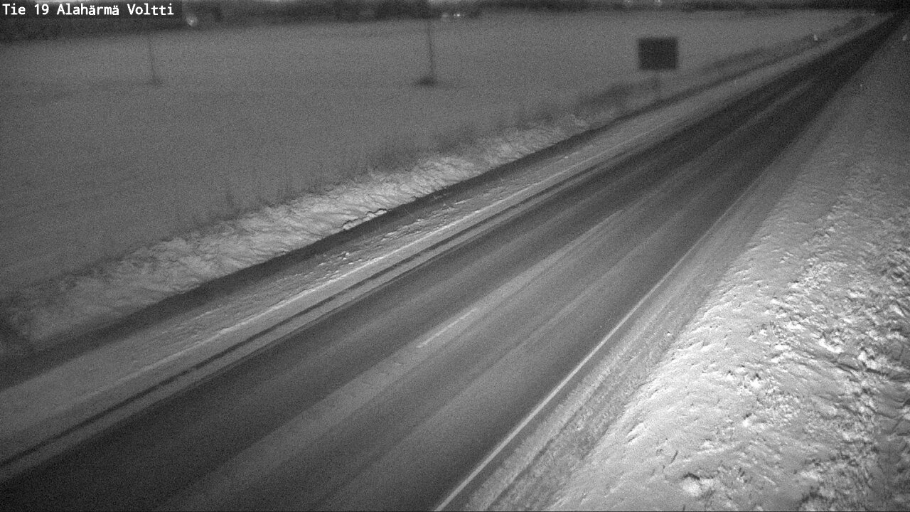 Weather Camera Image Väg 19 Alahärmä, Voltti, Kauhava, Etelä-Pohjanmaa