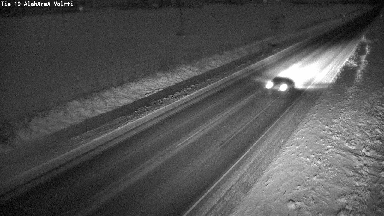 Weather Camera Image Väg 19 Alahärmä, Voltti, Kauhava, Etelä-Pohjanmaa