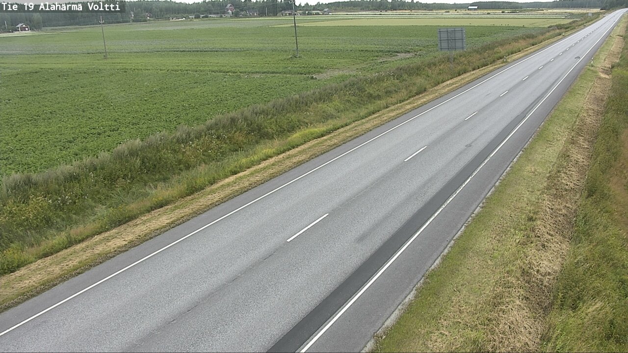 Weather Camera Image Väg 19 Alahärmä, Voltti, Kauhava, Etelä-Pohjanmaa