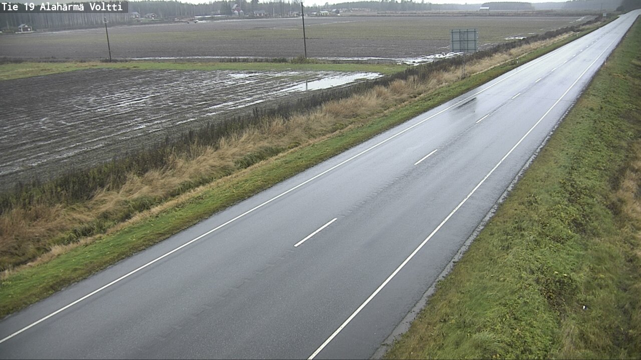 Weather Camera Image Väg 19 Alahärmä, Voltti, Kauhava, Etelä-Pohjanmaa