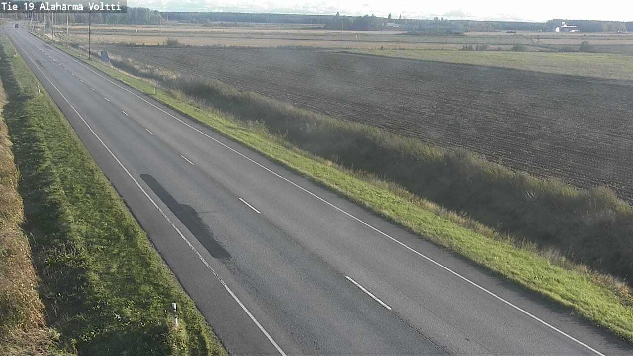 Weather Camera Image Väg 19 Alahärmä, Voltti, Kauhava, Etelä-Pohjanmaa