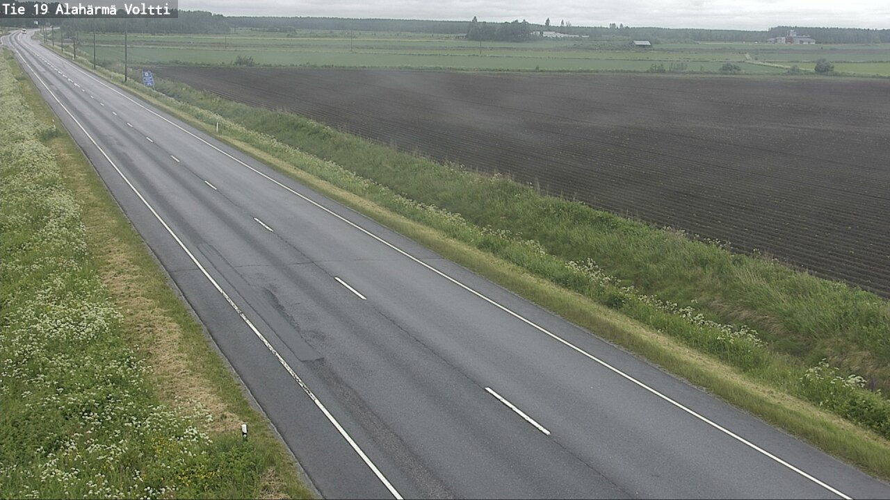 Weather Camera Image Road 19 Alahärmä, Voltti, Kauhava, Etelä-Pohjanmaa