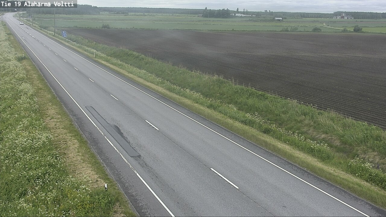 Weather Camera Image Väg 19 Alahärmä, Voltti, Kauhava, Etelä-Pohjanmaa