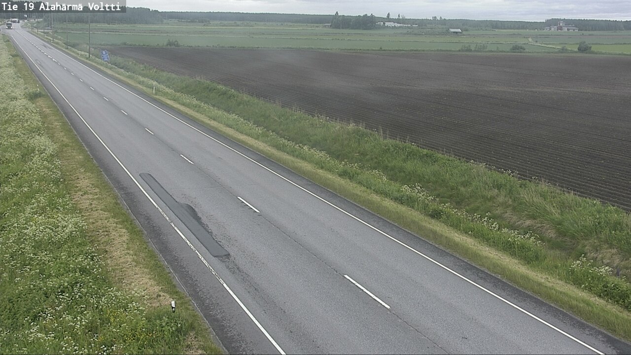 Weather Camera Image Väg 19 Alahärmä, Voltti, Kauhava, Etelä-Pohjanmaa
