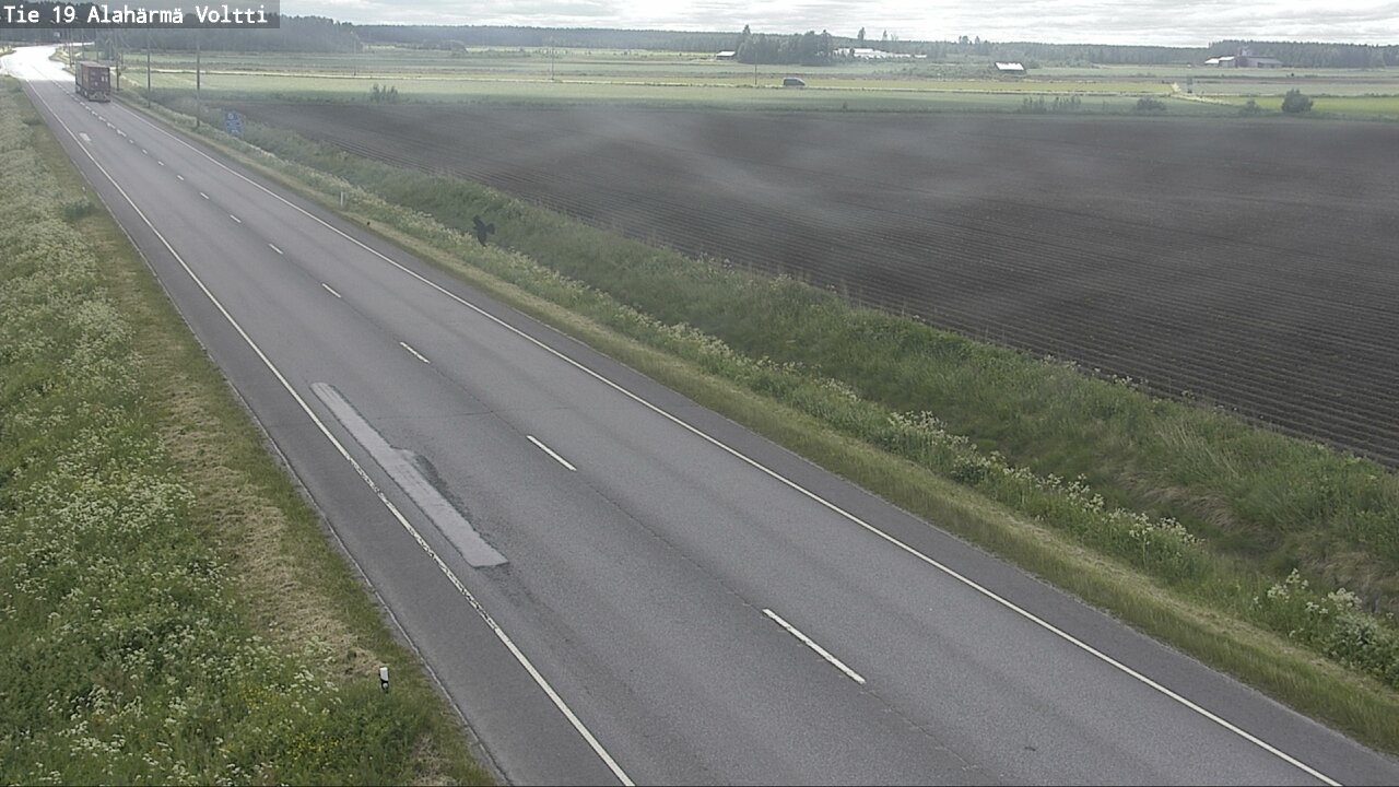 Weather Camera Image Väg 19 Alahärmä, Voltti, Kauhava, Etelä-Pohjanmaa