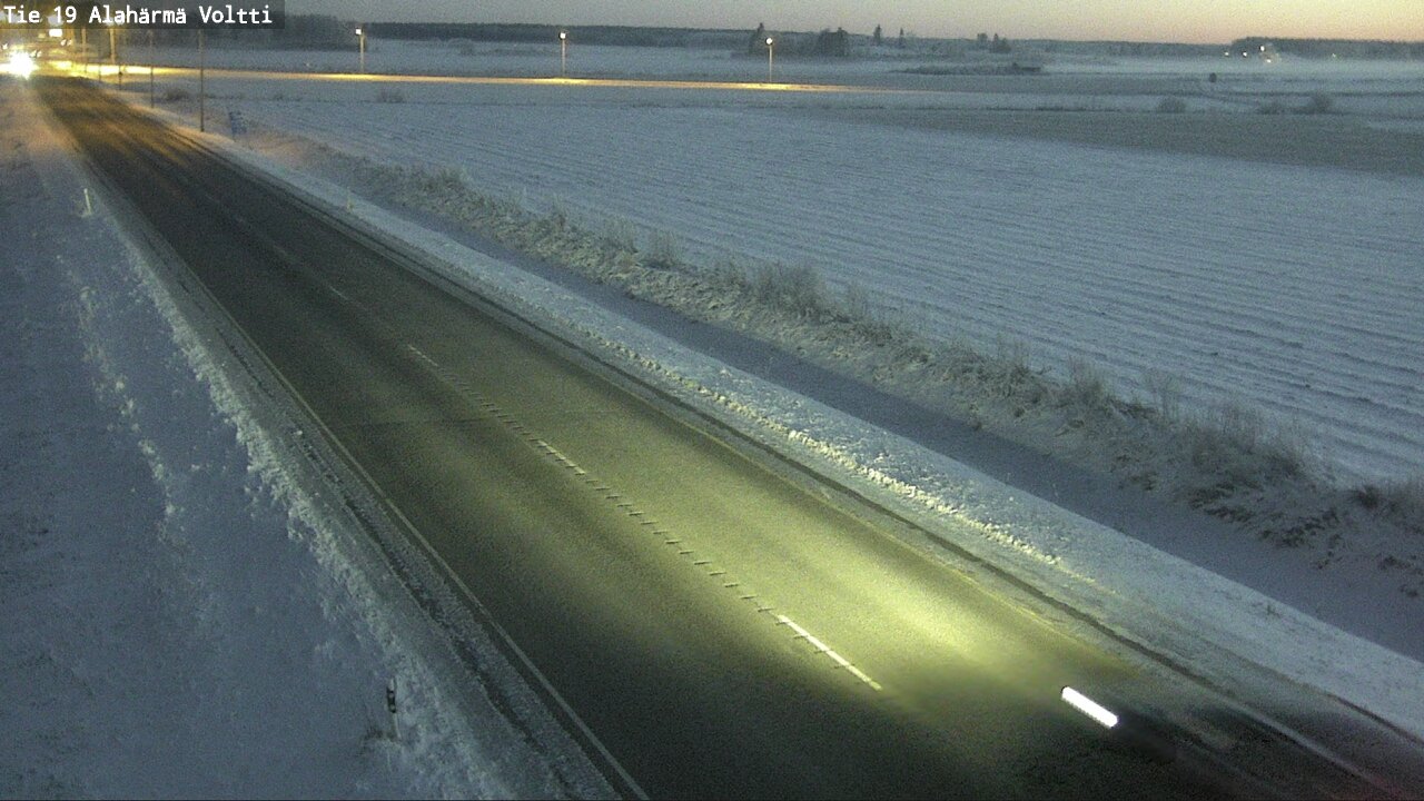Weather Camera Image Road 19 Alahärmä, Voltti, Kauhava, Etelä-Pohjanmaa