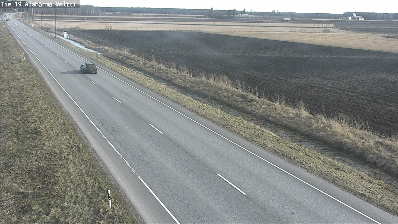 Weather Camera Image Väg 19 Alahärmä, Voltti, Kauhava, Etelä-Pohjanmaa