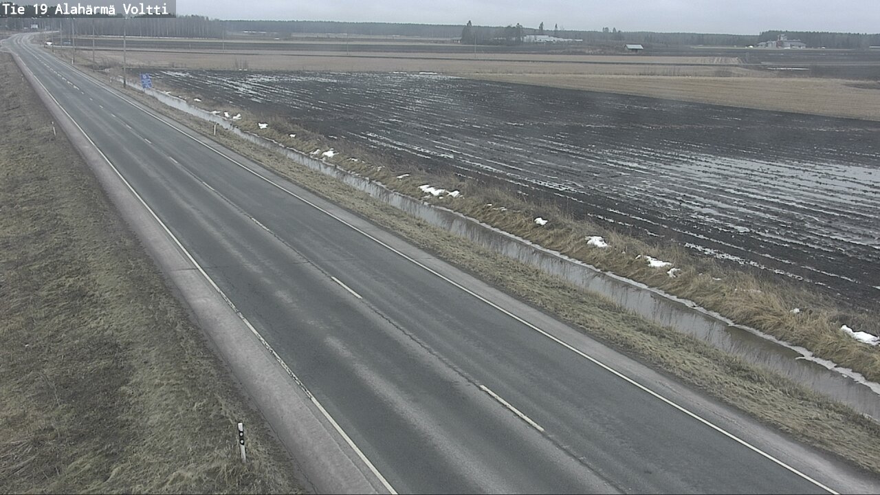 Weather Camera Image Road 19 Alahärmä, Voltti, Kauhava, Etelä-Pohjanmaa
