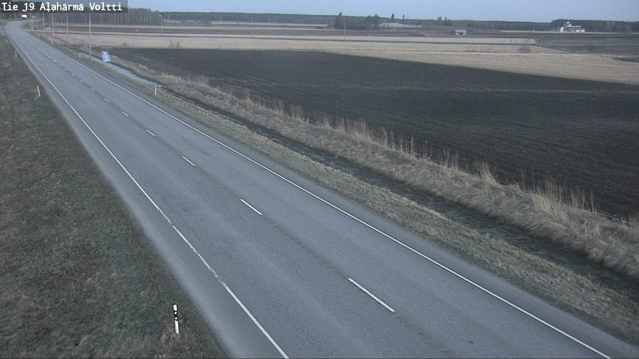 Weather Camera Image Väg 19 Alahärmä, Voltti, Kauhava, Etelä-Pohjanmaa