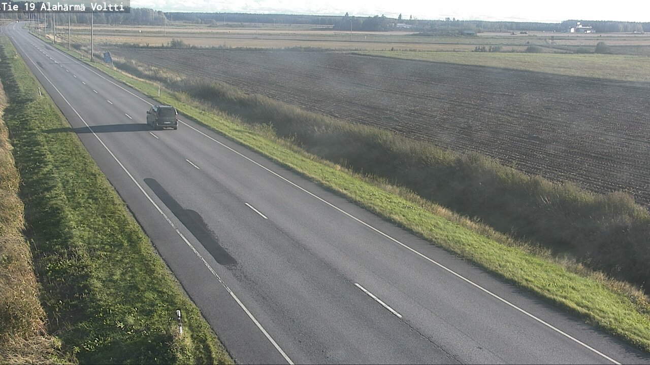 Weather Camera Image Väg 19 Alahärmä, Voltti, Kauhava, Etelä-Pohjanmaa
