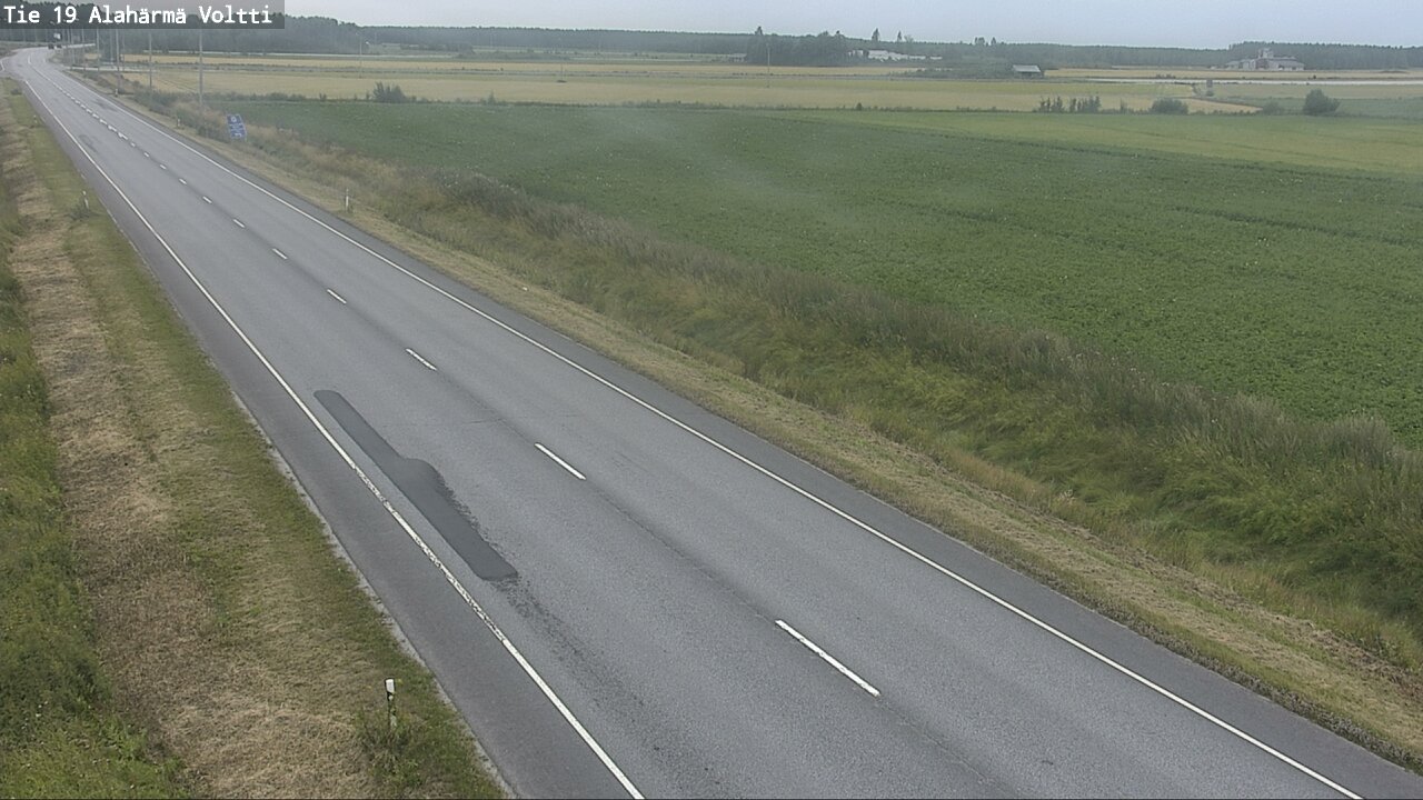 Weather Camera Image Väg 19 Alahärmä, Voltti, Kauhava, Etelä-Pohjanmaa