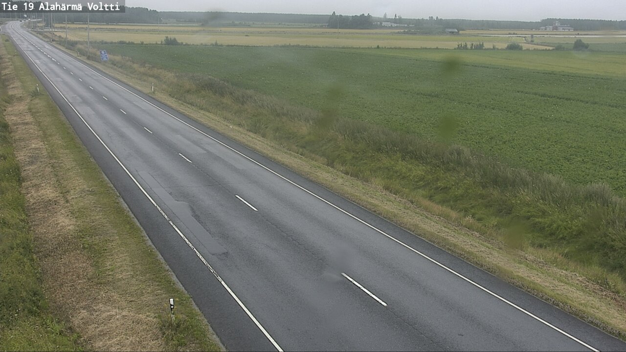 Weather Camera Image Väg 19 Alahärmä, Voltti, Kauhava, Etelä-Pohjanmaa