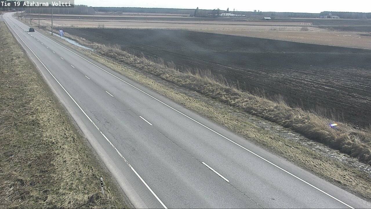 Weather Camera Image Väg 19 Alahärmä, Voltti, Kauhava, Etelä-Pohjanmaa