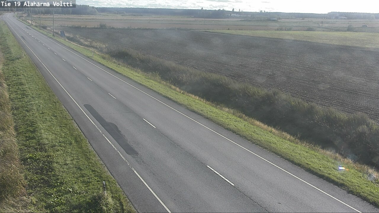Weather Camera Image Väg 19 Alahärmä, Voltti, Kauhava, Etelä-Pohjanmaa