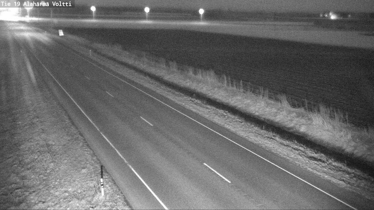 Weather Camera Image Väg 19 Alahärmä, Voltti, Kauhava, Etelä-Pohjanmaa