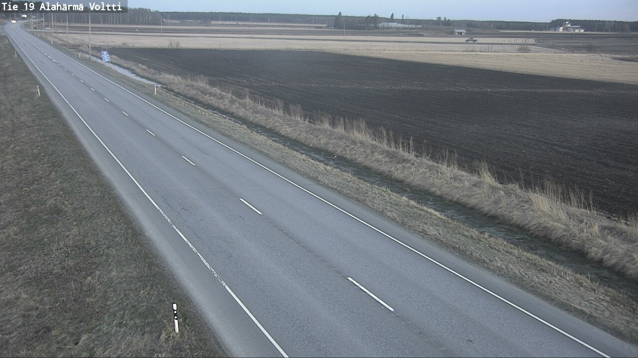 Weather Camera Image Väg 19 Alahärmä, Voltti, Kauhava, Etelä-Pohjanmaa