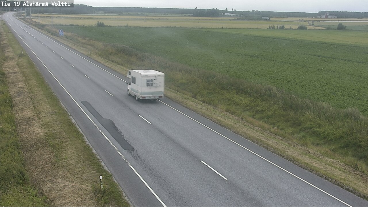 Weather Camera Image Väg 19 Alahärmä, Voltti, Kauhava, Etelä-Pohjanmaa