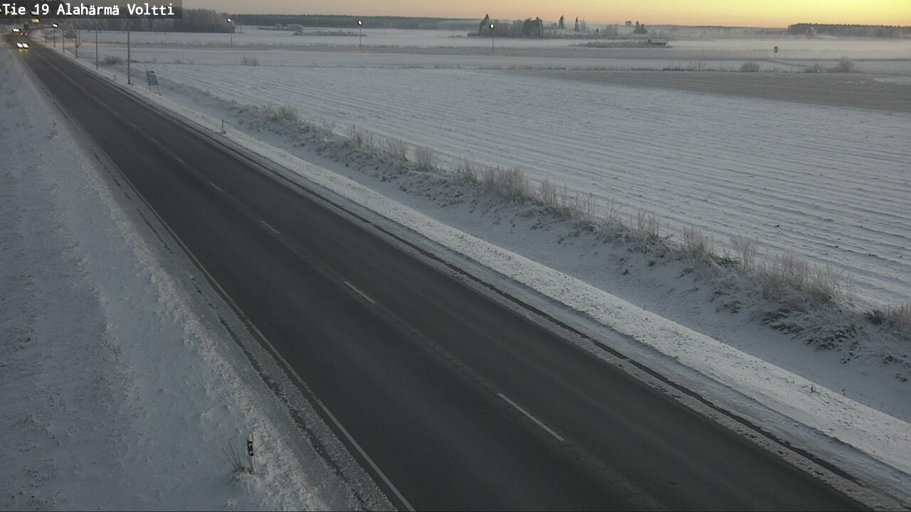 Weather Camera Image Road 19 Alahärmä, Voltti, Kauhava, Etelä-Pohjanmaa