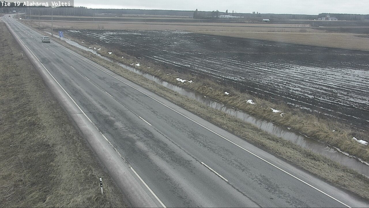 Weather Camera Image Väg 19 Alahärmä, Voltti, Kauhava, Etelä-Pohjanmaa