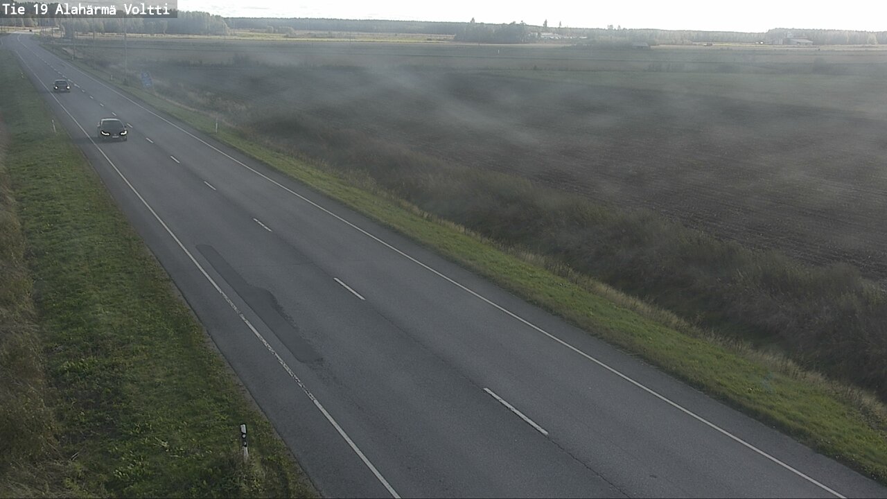 Weather Camera Image Väg 19 Alahärmä, Voltti, Kauhava, Etelä-Pohjanmaa