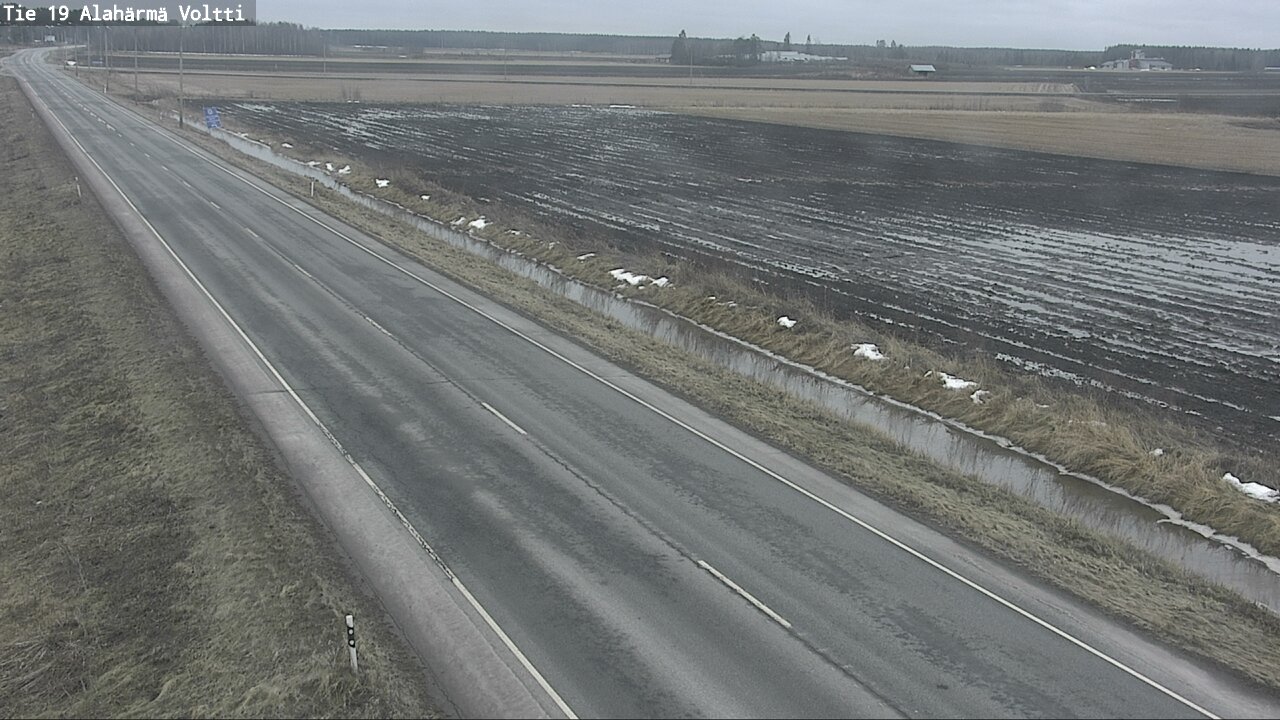 Weather Camera Image Väg 19 Alahärmä, Voltti, Kauhava, Etelä-Pohjanmaa