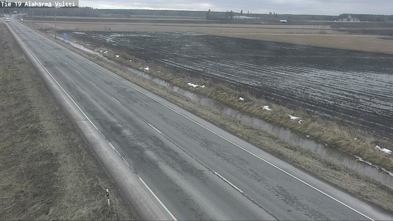 Weather Camera Image Väg 19 Alahärmä, Voltti, Kauhava, Etelä-Pohjanmaa