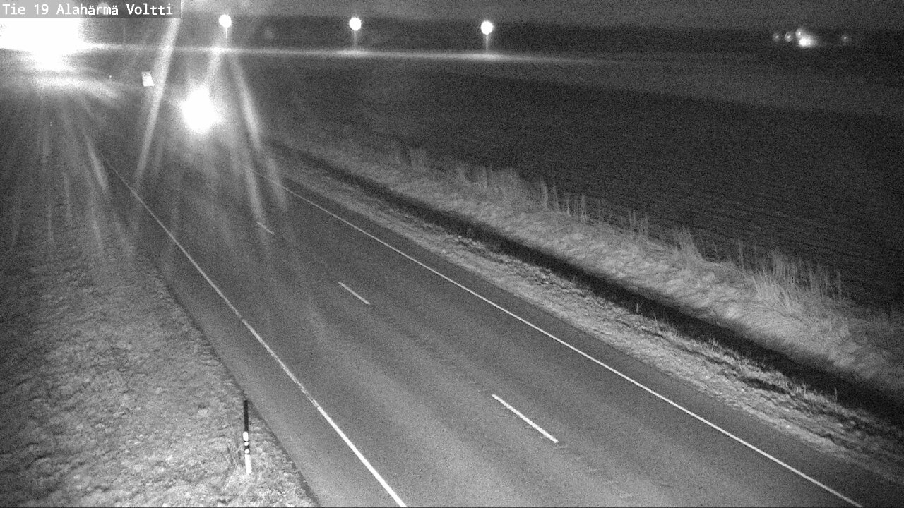 Weather Camera Image Väg 19 Alahärmä, Voltti, Kauhava, Etelä-Pohjanmaa
