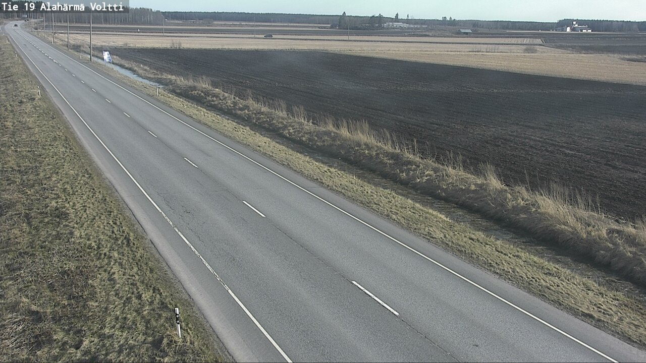 Weather Camera Image Väg 19 Alahärmä, Voltti, Kauhava, Etelä-Pohjanmaa