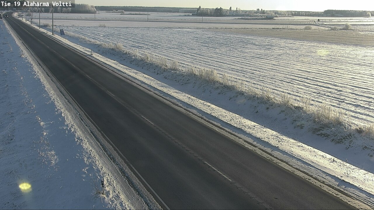 Weather Camera Image Road 19 Alahärmä, Voltti, Kauhava, Etelä-Pohjanmaa