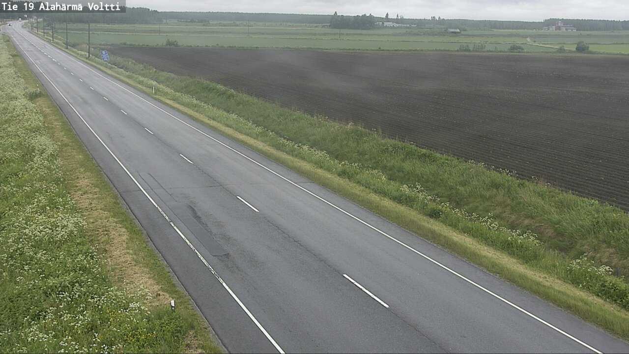 Weather Camera Image Road 19 Alahärmä, Voltti, Kauhava, Etelä-Pohjanmaa