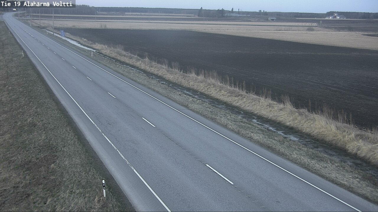 Weather Camera Image Road 19 Alahärmä, Voltti, Kauhava, Etelä-Pohjanmaa