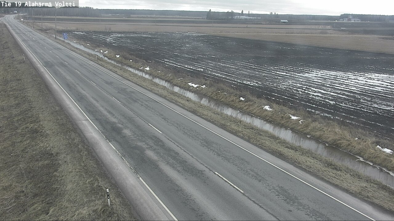 Weather Camera Image Väg 19 Alahärmä, Voltti, Kauhava, Etelä-Pohjanmaa